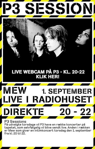 2005-09-01: A Prelude to the Glass Handed Kites: Studio 4 Radiohuset, Copenhagen, Denmark