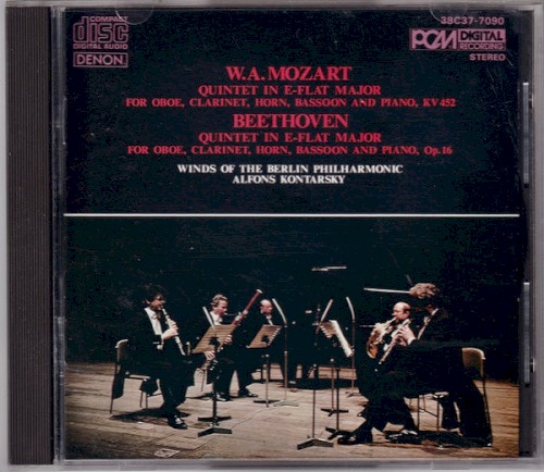 Mozart: Quintet in E-Flat Major KV 452 / Beethoven: Quintet in E-Flat Major Op.16
