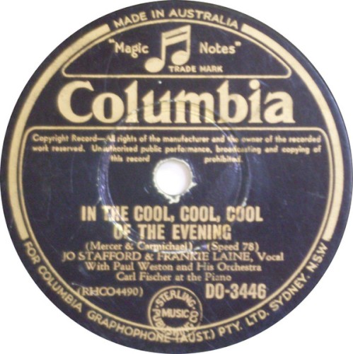 In the Cool, Cool, Cool of the Evening / The Girl in the Wood