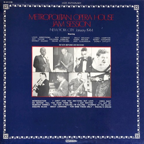 Metropolitan Opera House Jam Session, New York City January 1944