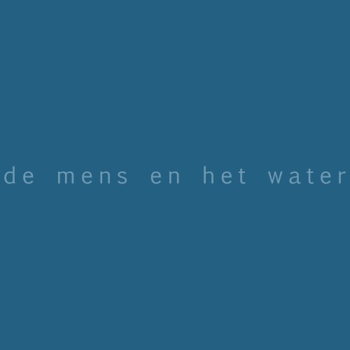 De mens en het water