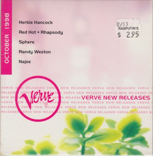 Verve New Releases - October 1998
