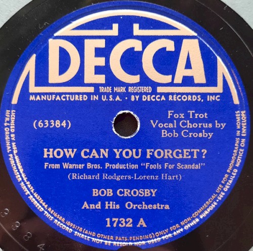 How Can You Forget? / There's a Boy in Harlem
