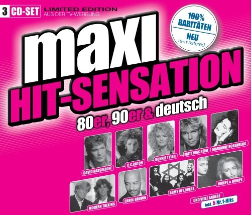 Maxi Hit‐Sensation: 80er, 90er & Deutsch