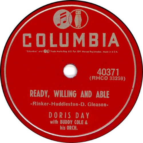 Ready, Willing and Able / Hold Me in Your Arms