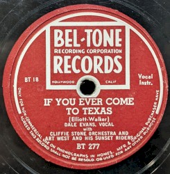 If You Ever Come to Texas / Will You Be My Darlin'