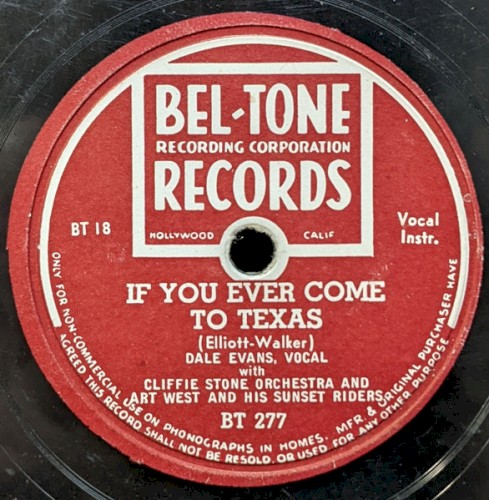 If You Ever Come to Texas / Will You Be My Darlin'