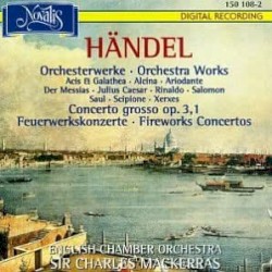 Orchesterwerke / Concerto grosso, op. 3,1 / Feuerwerkskonzerte