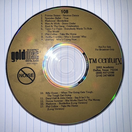 TM Century: GoldDisc 108