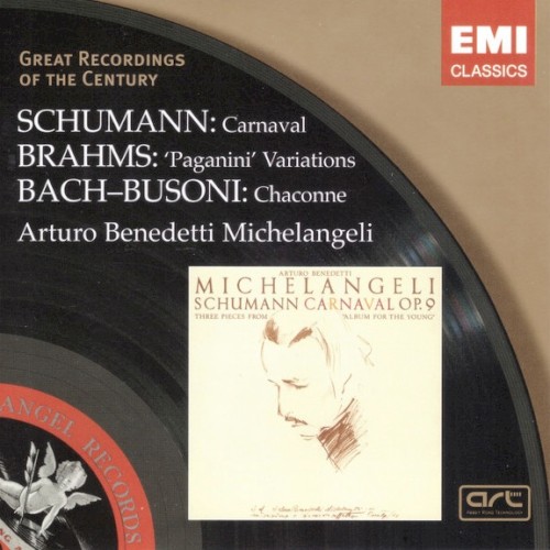 Schumann: Carnaval / Brahms: 'Paganini' Variations / Bach-Busoni: Chaconne