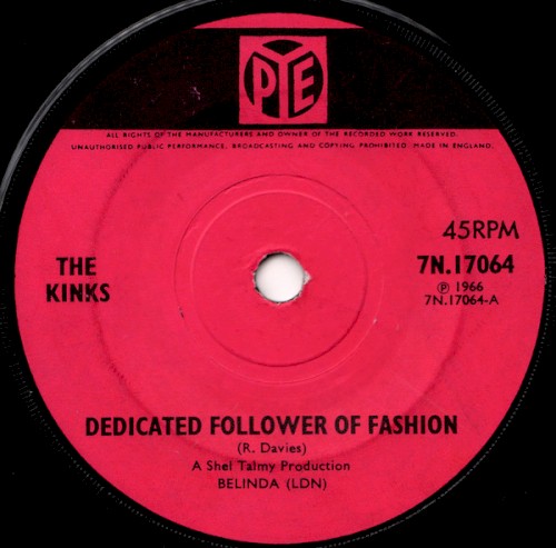 Dedicated Follower of Fashion / Sittin' on My Sofa