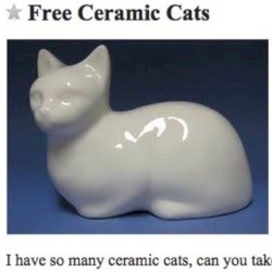 free ceramic cats