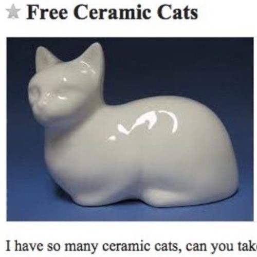 free ceramic cats