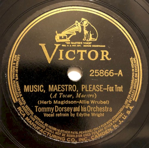 Music, Maestro, Please / All Through the Night
