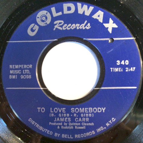 To Love Somebody / These Ain't Raindrops