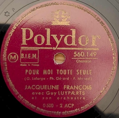 Pour moi toute seule / Mes jeunes années