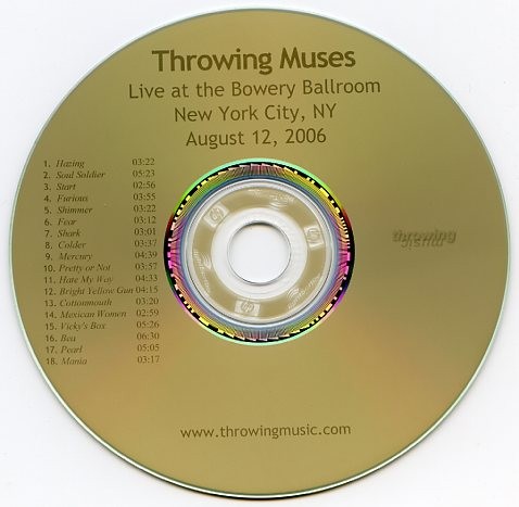 2006-08-12: Bowery Ballroom, New York, NY, USA