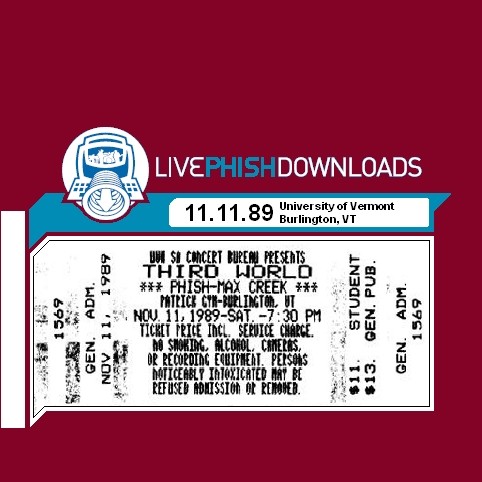 1989-11-11: University of Vermont, Burlington, VT, USA