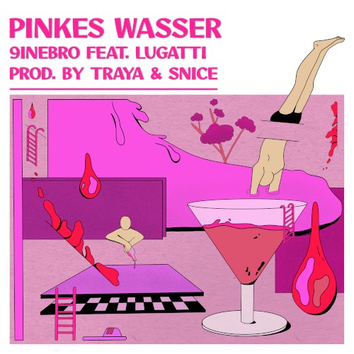 Pinkes Wasser