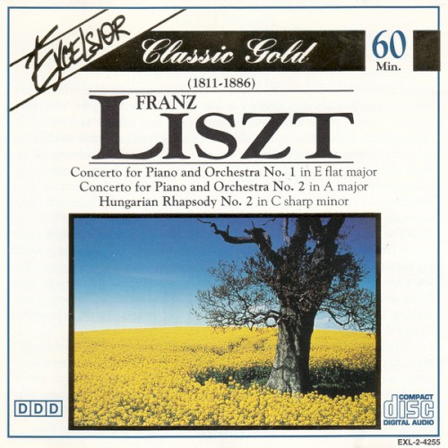Concerto for Piano and Orchestra no. 1 in E-flat major / Concerto for Piano and Orchestra no. 2 in A major / Hungarian Rhapsody no. 2 in C-sharp minor