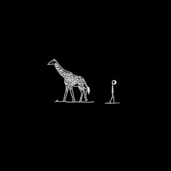 青いキリン / blue giraffe