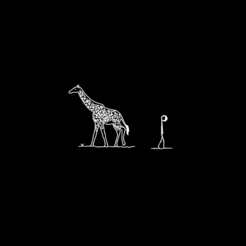 青いキリン / blue giraffe