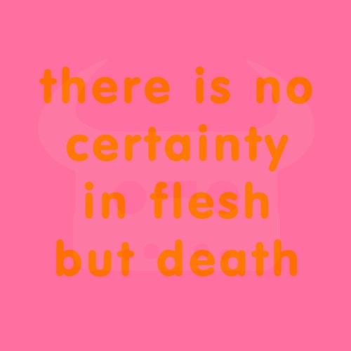 There Is No Certainty In Flesh but Death