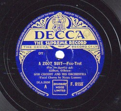 A Zoot Suit (For My Sunday Gal) / Don't Sit Under The Apple Tree (With Anyone Else But Me)