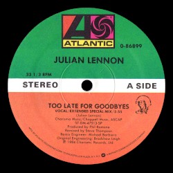 Too Late For Goodbyes