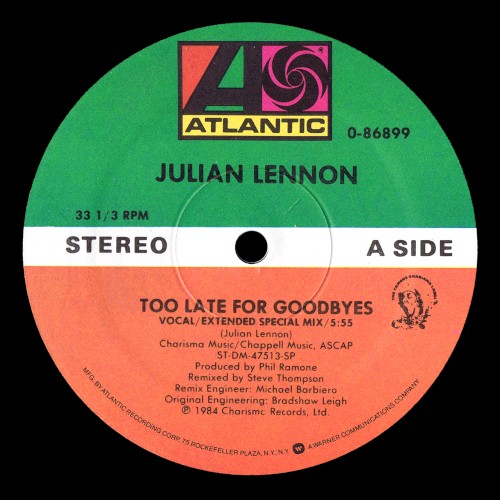 Too Late For Goodbyes