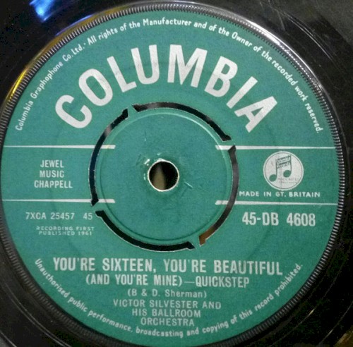 You're Sixteen, You're Beautiful (And You're Mine) / Pepe