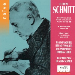 Sonate libre pour violon et piano, op. 68 / 3 rapsodies, op. 53 / Quatuor "Hasards", op. 96