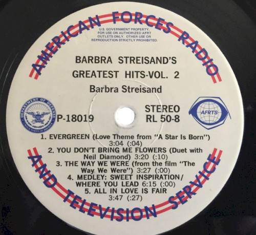 Barbra Streisand’s Greatest Hits, Vol. 2 / Here’s to Good Friends