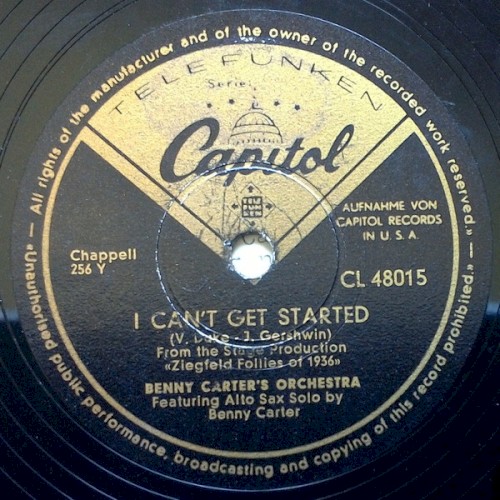 I Can't Get Started / I Can't Escape From You