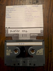 1971‐04‐15: Allegheny College, Meadville, PA, USA