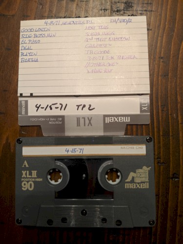 1971‐04‐15: Allegheny College, Meadville, PA, USA