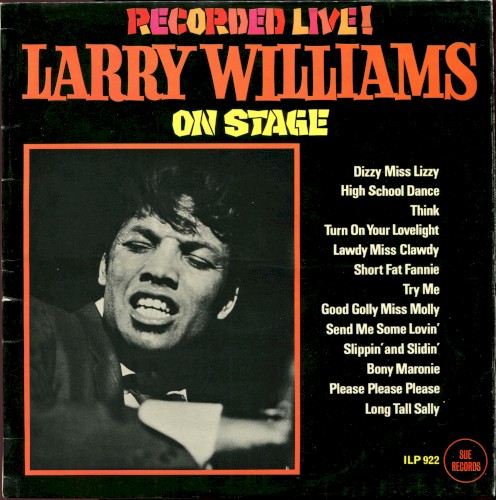 Larry Williams on Stage: Recorded Live!