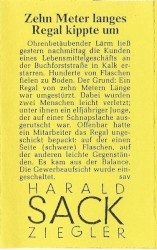 Zehn Meter langes Regal kippte um