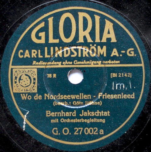 Wo de Nordseewellen - Friesenlied / An de Alster, an de Elbe, an de Bill