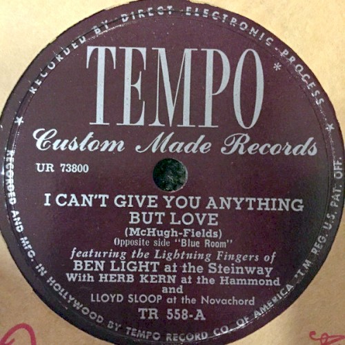 I Can't Give You Anything but Love / Blue Room