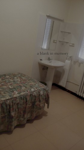 a blank in memory