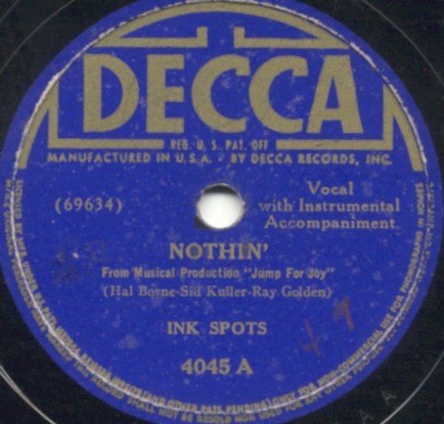 Nothin' / Someone's Rocking My Dream Boat