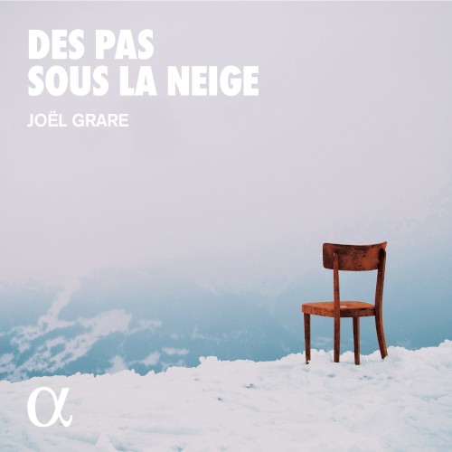 Des pas sous la neige
