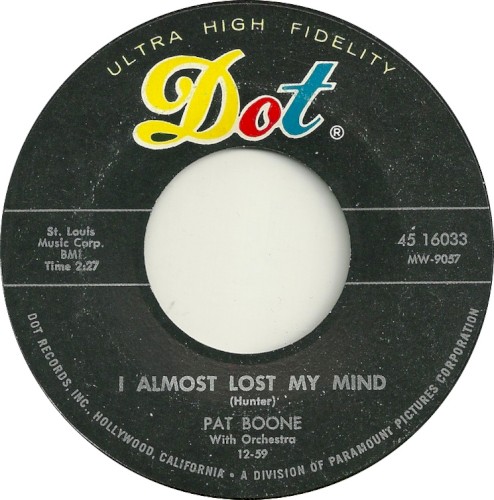 I Almost Lost My Mind / Friendly Persuasion (Thee I Love)