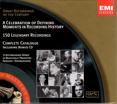 Great Recordings of the Century New Releases Summer / Autumn 2003