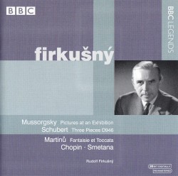 Mussorgsky: Pictures at an Exhibition / Schubert: Three Pieces, D. 946 / Martinů: Fantaisie et Toccata / Chopin / Smetana