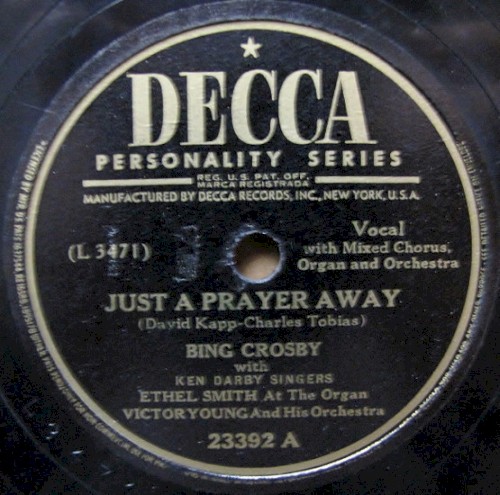 Just a Prayer Away / My Mother’s Waltz