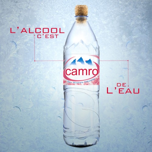 L’alcool c’est de l’eau