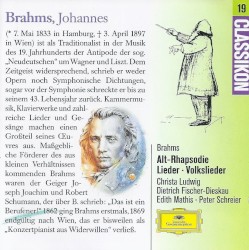 Alto Rhapsody / Lieder / Folksongs