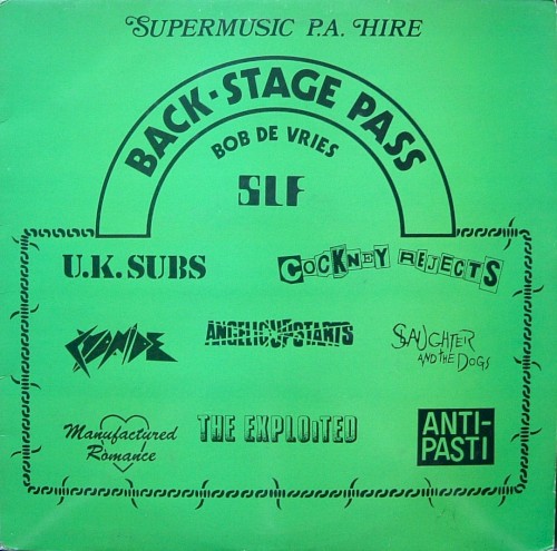 Back‐Stage Pass